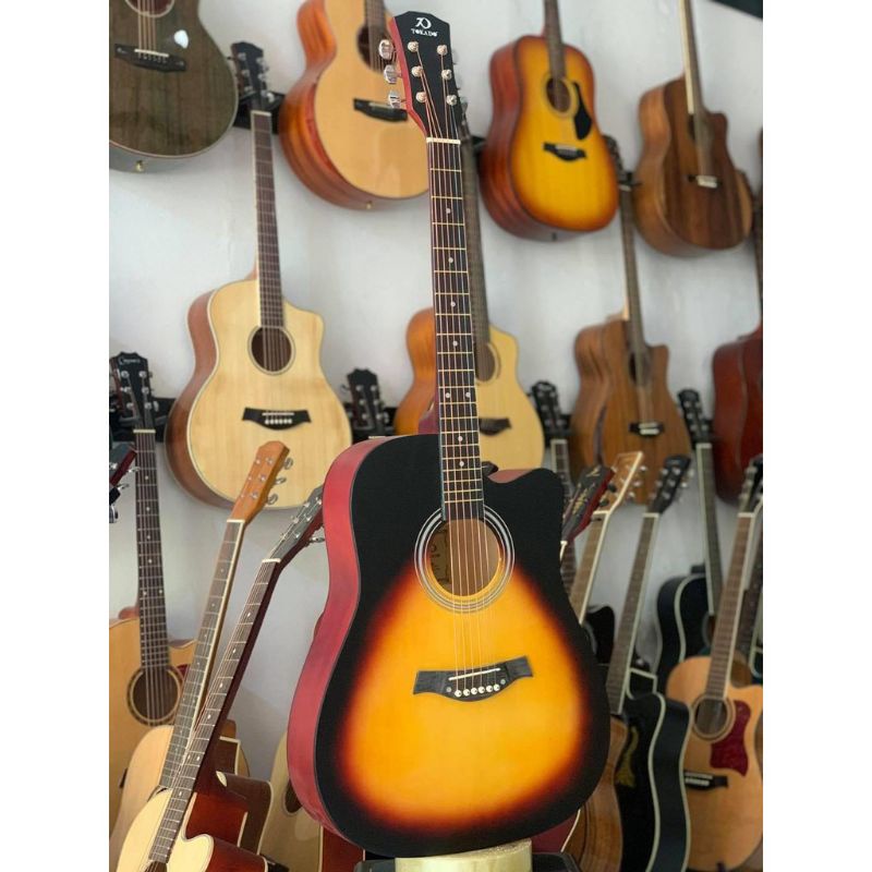 đàn guitar  Acoustic Tokado size 41 (Rẻ sập sàn) tặng full 10 phụ kiên