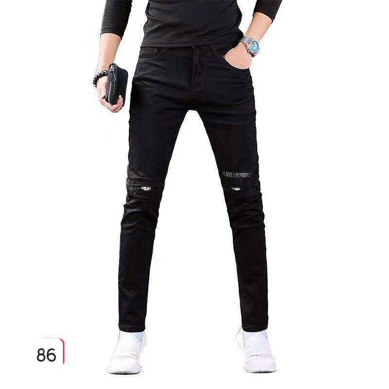 Quần Jean Nam Chất Bò 💝Freeship💝 Quần Rin Nam Rách Xước Cao Cấp Co Giãn 4 chiều HU184 | BigBuy360 - bigbuy360.vn
