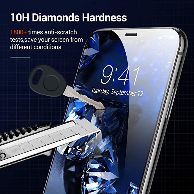 Kính cường lực 9D bảo vệ toàn màn hình thích hợp cho iPhone 11 12 Pro Max Mini Xs Max Xr X 8 7 Plus 6 6s