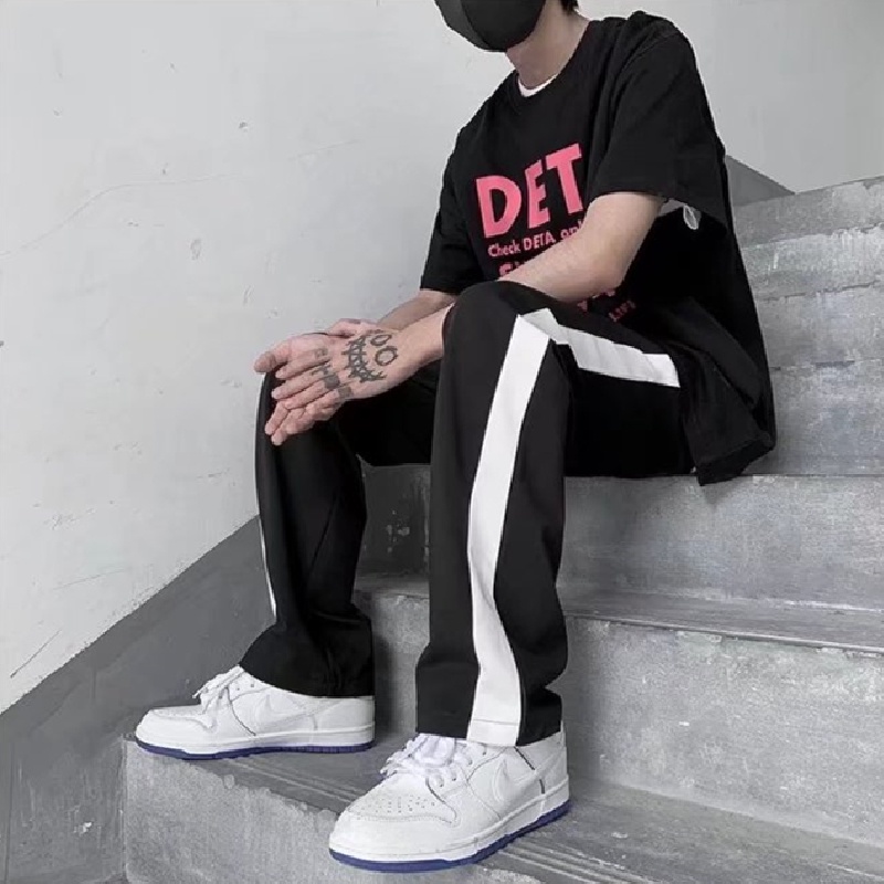 Quần Thể Thao Nam Dài Ống Bó Thời Trang Hàn