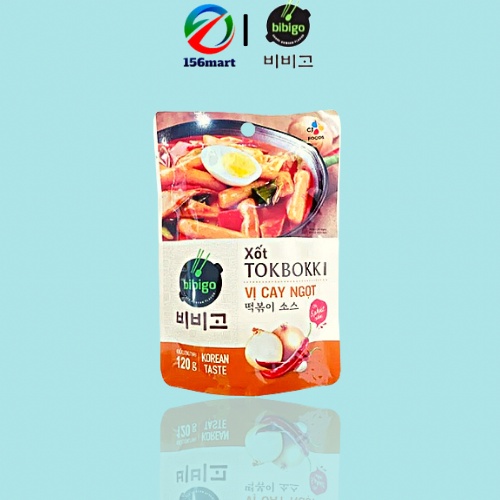 Sốt Nấu Bánh Gạo Cay Ngọt Tokbokki Beksul Hàn Quốc Gói 120g