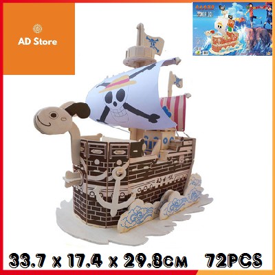 Đồ chơi lắp ghép gỗ 3D Tàu Going Merry