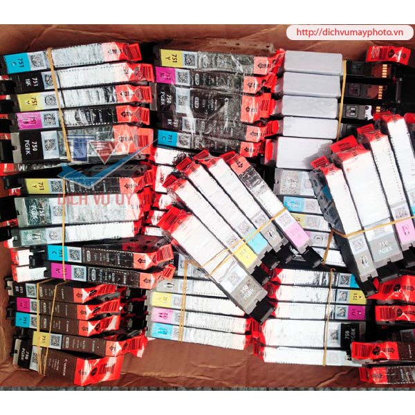 Bộ mực chính hãng bóc máy canon IX 6770 6870 kholinhkienmayin