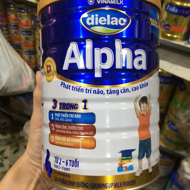 Dielac Alpha4 1,5kg cho trẻ 2-6 tuổi date 2022