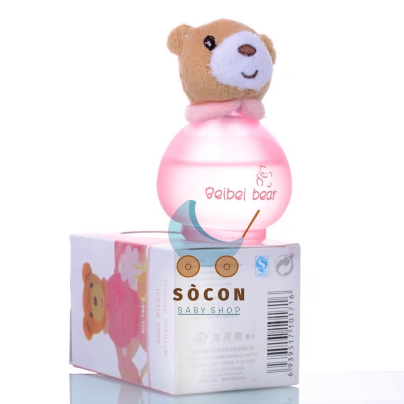 Nước Hoa Em Bé Gấu Beibei Bear 50ml / Nước Hoa Trẻ Em