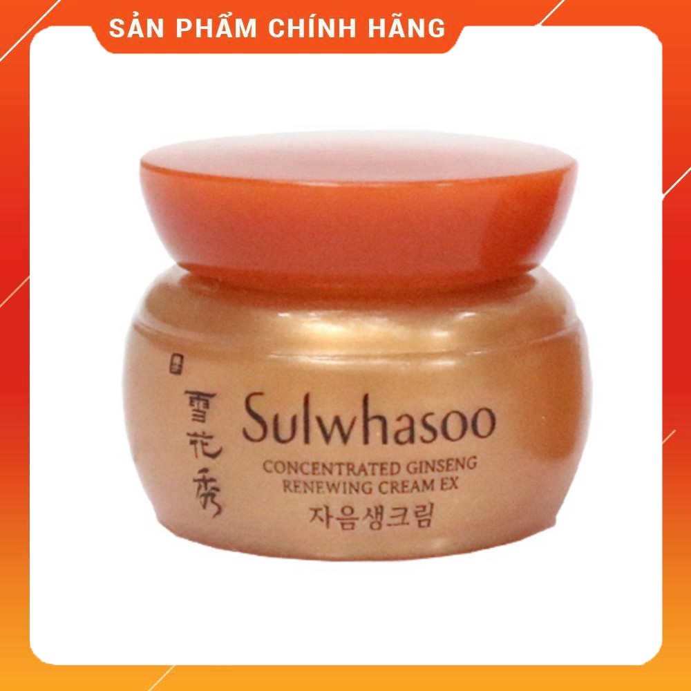 Kem sâm Sulwhasoo tái tạo, chống lão hóa và trẻ hóa làn da - Sulwhasoo Concentrated Ginseng Renewing Cream EX 5ml