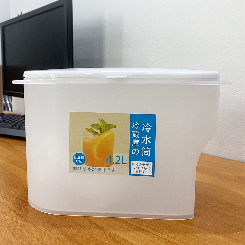 Bình đựng nước có vòi - Bình nước để tủ lạnh cỡ lớn dung tích 4.2 lít (BN42)