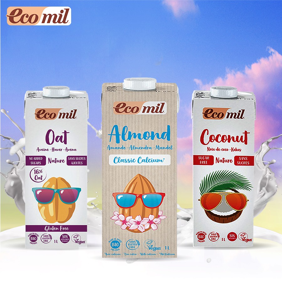 Sữa Hạt Hữu Cơ Ecomil Beverage 1L