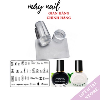 Khuôn in, con dấu, mực in hoa văn in móng tay Nail