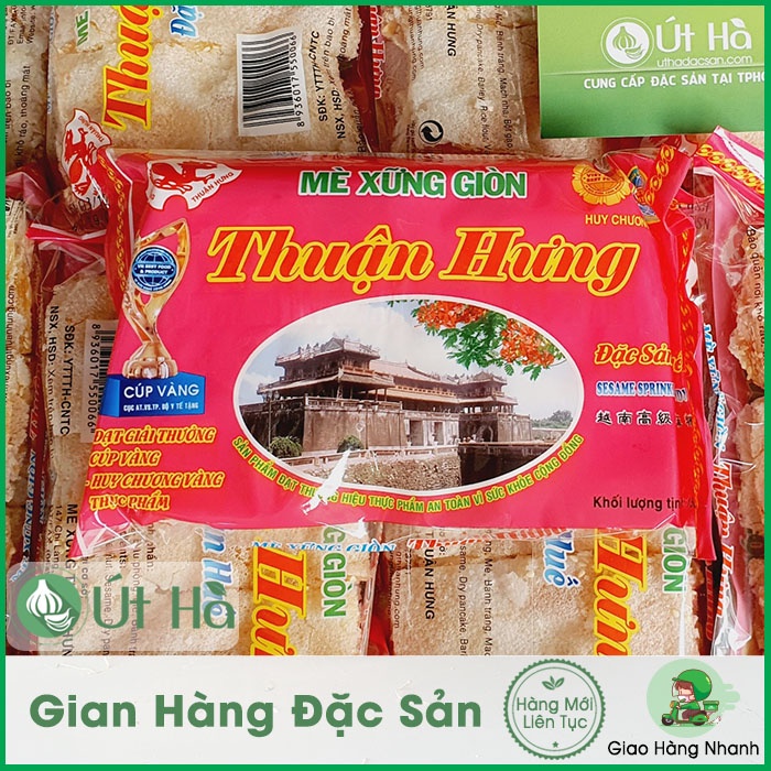 Kẹo Mè Xửng Giòn Thuận Hưng Bịch 150gr Mè Xững Huế Giòn Thơm Ngon - Út Hà Đặc Sản