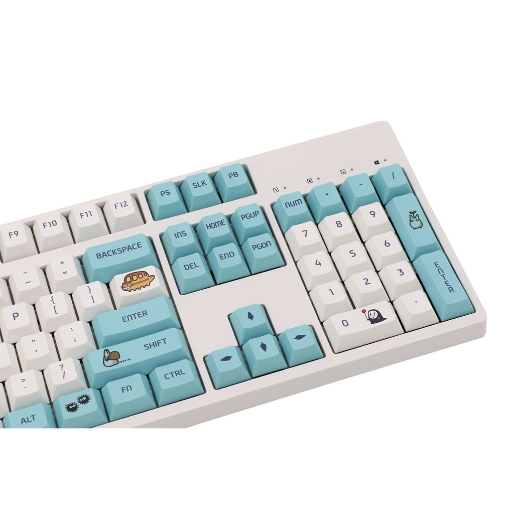 ஐ♗My Neighbor Totoro Key Cap PBT Bàn phím cơ thăng hoa Bàn phím cơ Pikachu chuyên dụng Hayao Miyazaki IKBC Cherry MX8.0R