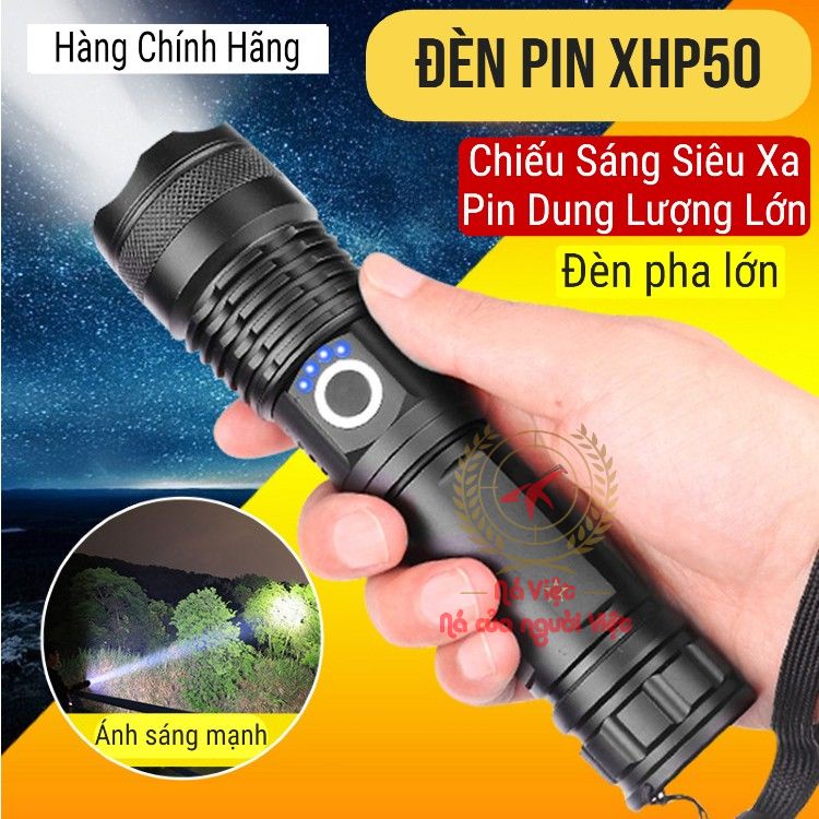 [XHP50] Đèn pin siêu sáng tiện lợi -Sản phẩm chính hãng - Đèn pin cầm tay