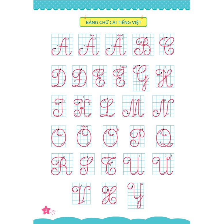 Sách Cùng Khủng long tập viết chữ cơ bản – Chữ cái Tiếng Việt VIẾT HOA Quyển 6 – Sticker bé trai MEGAMN9305