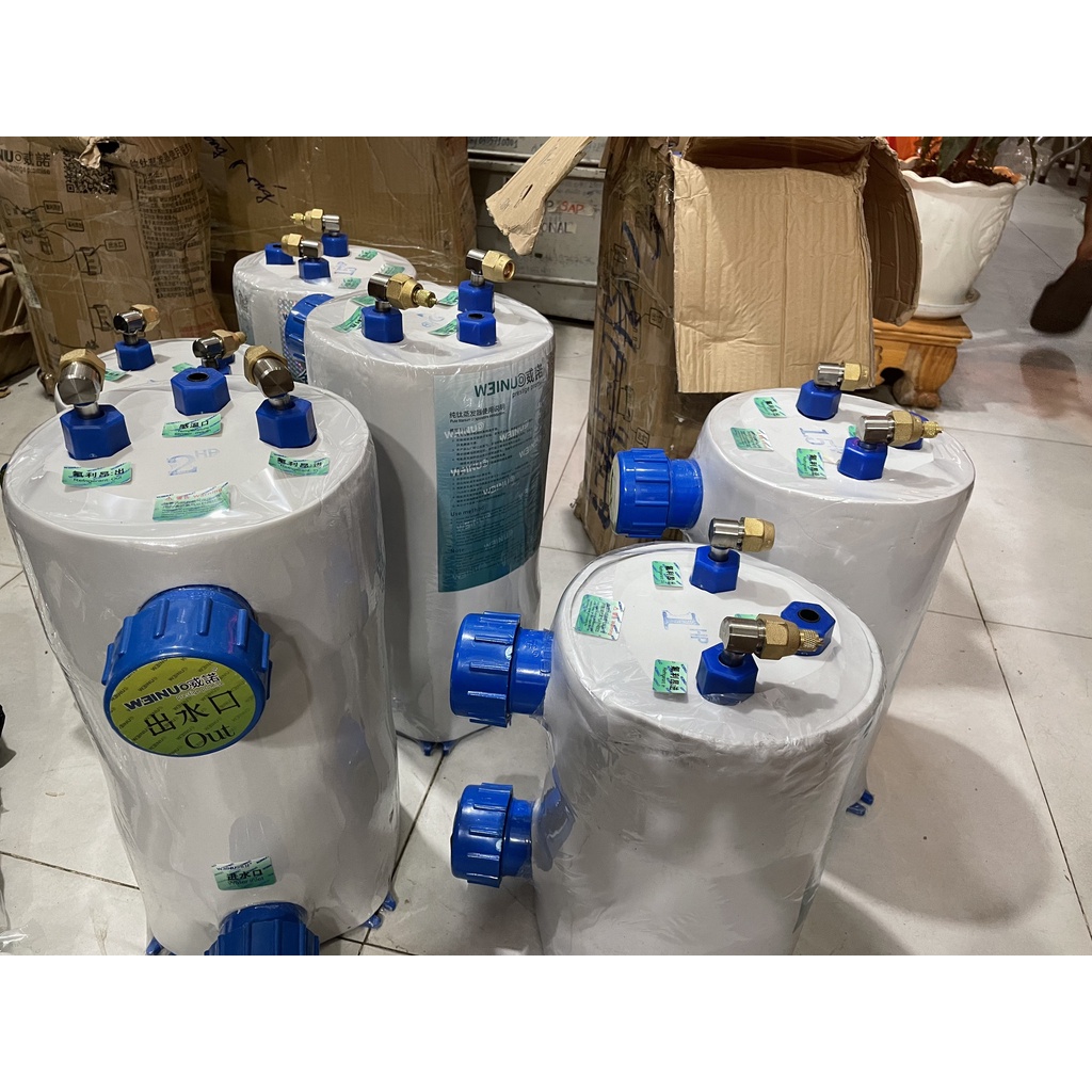 Bầu lạnh 1HP 1.5HP,2HP,3HP Bầu làm lạnh nước cho hồ cá, san hô