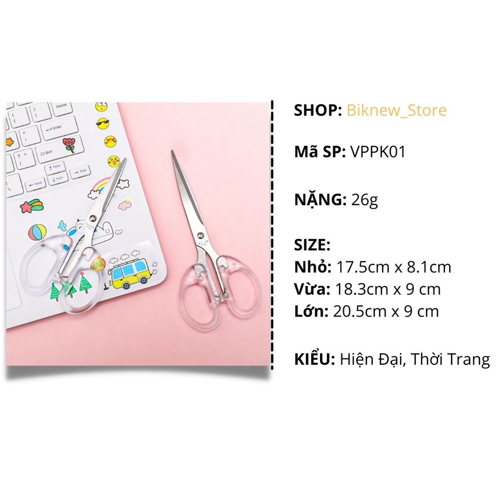 Kéo cắt giấy đồ dùng học tập cute dễ thương tiện dụng - VPPK01
