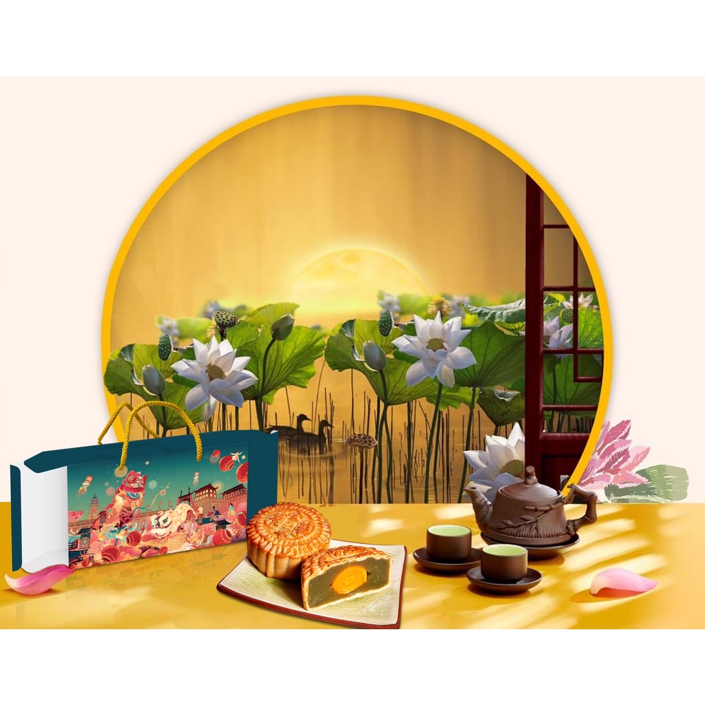 Hộp đựng bánh trung thu 2 bánh - 4 bánh siêu hot 2022
