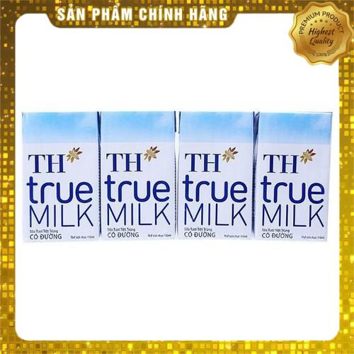 Thùng 48 hộp Sữa tươi tiệt trùng TH true MILK CÓ ĐƯỜNG (110ml) - THCD-THUNG11