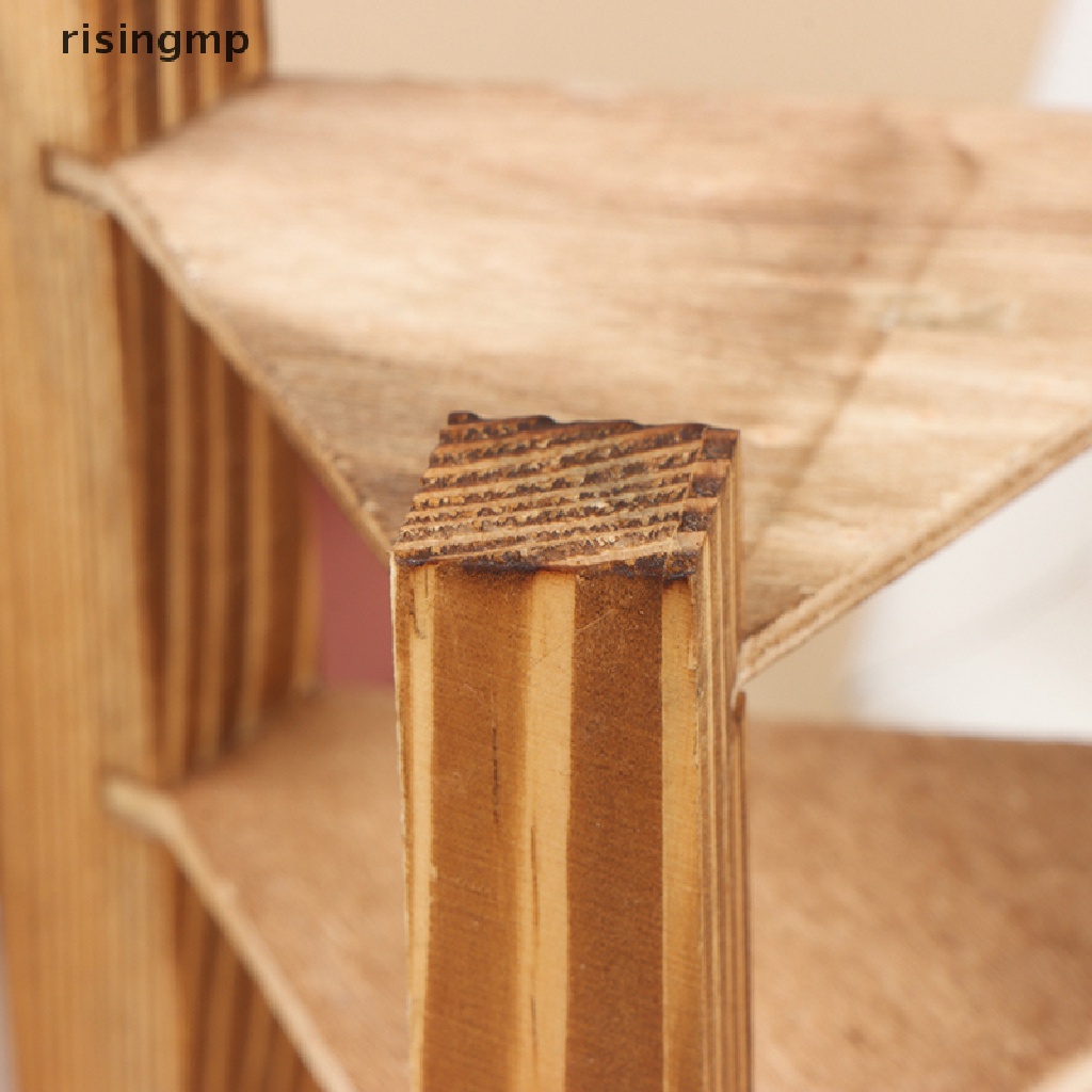 1 Bộ Bàn Ghế Ăn Mini Tỉ Lệ 1: 12 Trang Trí Nhà Búp Bê ♨Trên đó