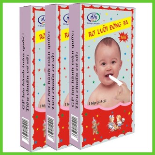 Set 5 hộp rơ lưỡi Đông Fa cho bé, 1 hộp 5 cái