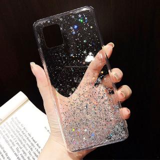 For Samsung Galaxy Note 10 Lite Glitter Surface Soft TPU Silicone Patterned Back Case Protective Cover