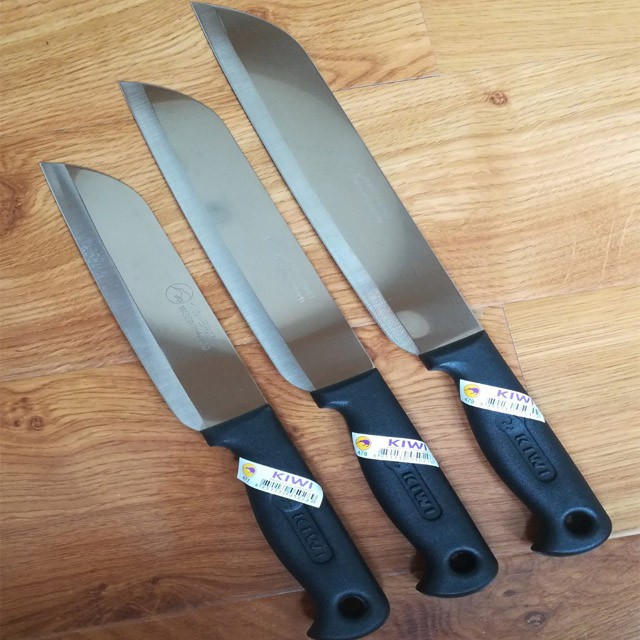 Dao Kiwi cán nhựa đen cao cấp Thái Lan 28cm, 25cm -  477, 476 knife