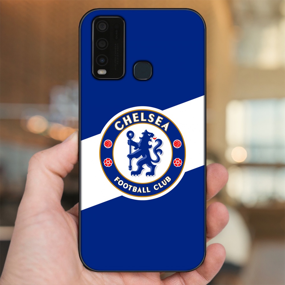 Ốp lưng Vivo Y30, Y50 viền đen in hình Chelsea FC