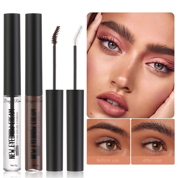 Gel Định Hình Lông Mày 3D Trong Suốt Kháng Nước Không Nhòe Lâu Trôi Tự Nhiên