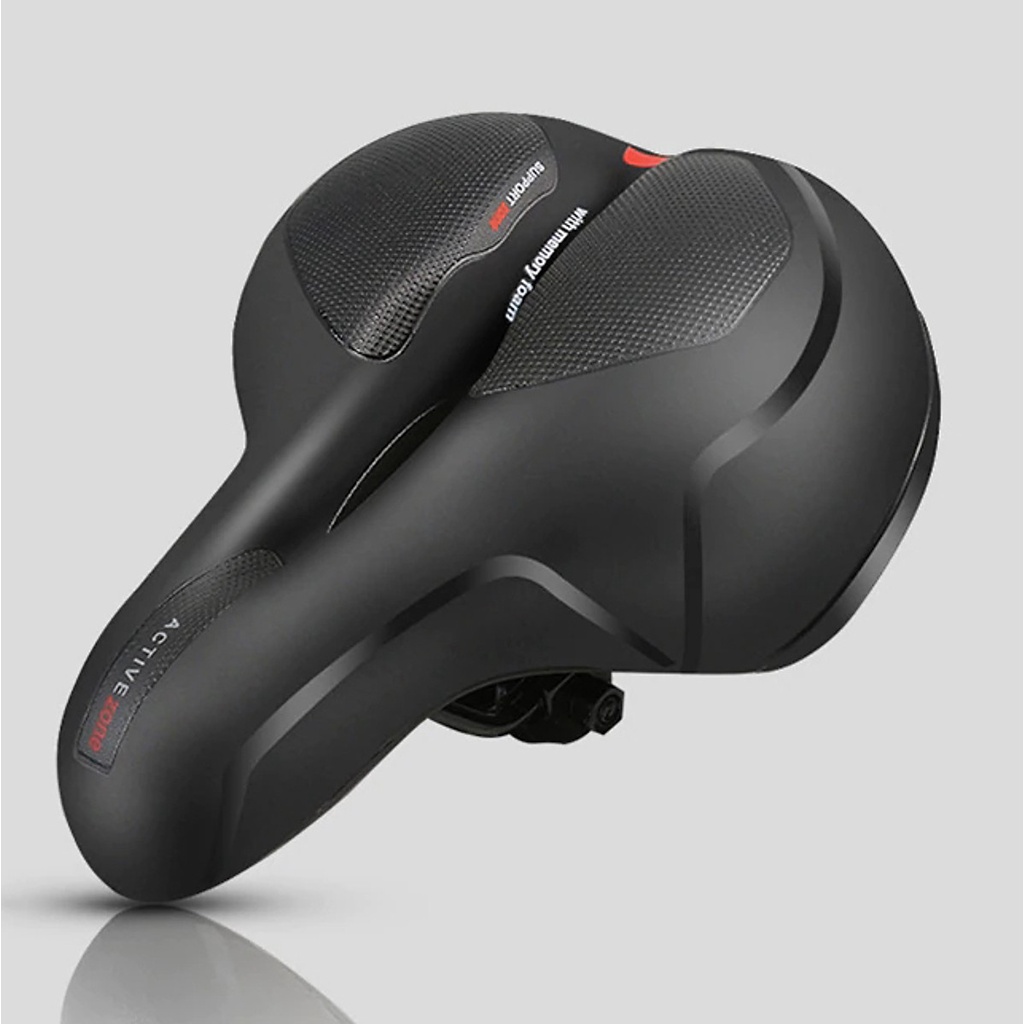 Yên xe đạp thể thao đàn hồi, mềm dày, thoáng khí giúp êm mông (bản nâng cấp) chống trượt - chính hãng miDoctor