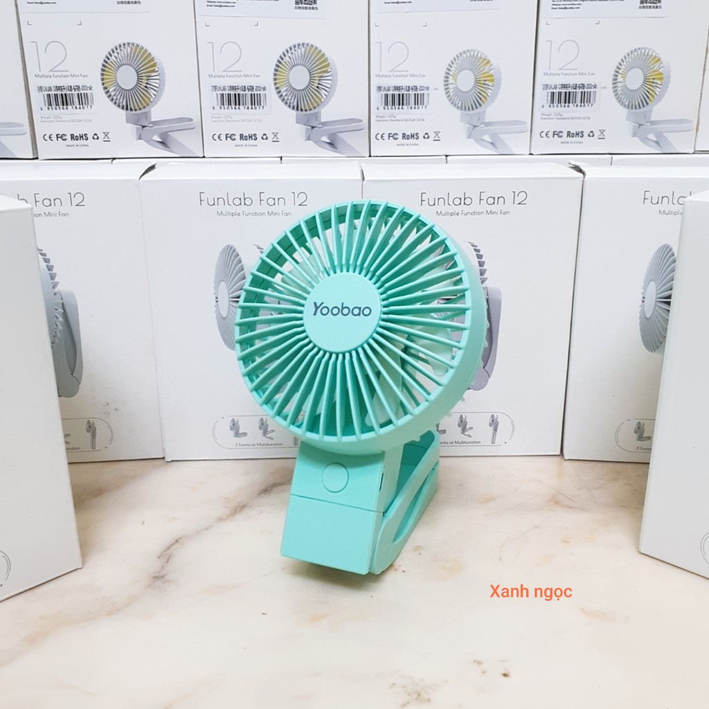 Quạt sạc mini Yoobao F12 2000mAh