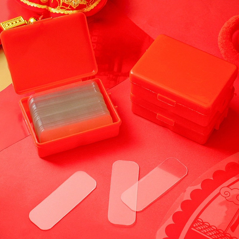 Set 60 miếng dán keo hai mặt trong suốt vô hình phủ kín không để lại dấu vết tiện lợi