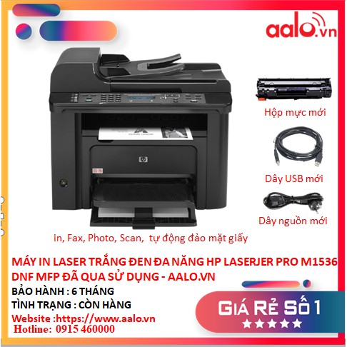 MÁY IN LASER TRẮNG ĐEN ĐA NĂNG HP LASERJER PRO M1536DNF MFP ĐÃ QUA SỬ DỤNG - AALO.VN | BigBuy360 - bigbuy360.vn