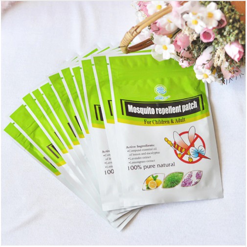 Miếng dán đuổi muỗi Mosquito Repellent Patch (Hộp 6 miếng)