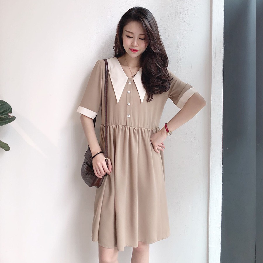 Đầm tiểu thư nhiều màu NQC018 NV lụa Hàn (Kèm ảnh thật feedback)