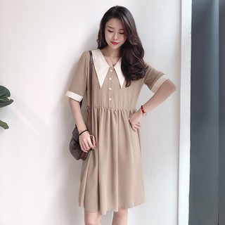 Đầm tiểu thư nhiều màu nqc018 nv lụa hàn