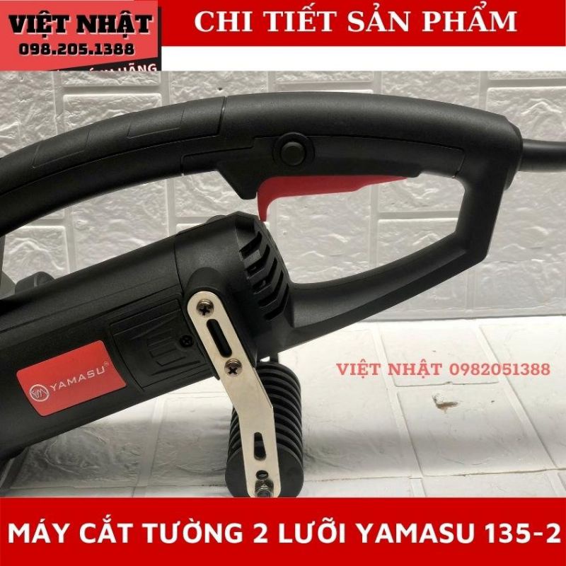 Máy cắt rãnh tường 2 lưỡi YAMASU-135 hàng chính hãng, chất lượng cao