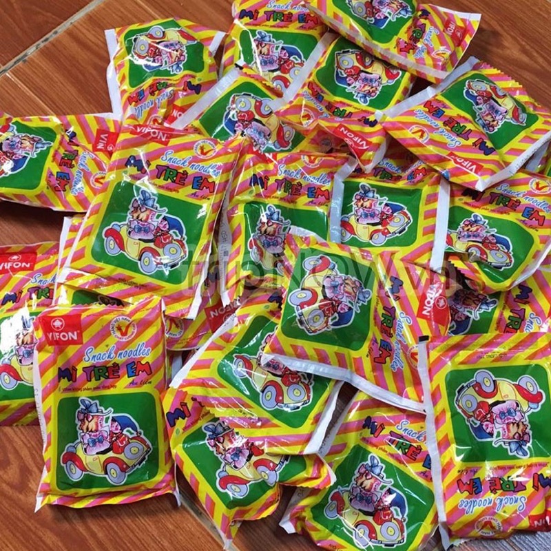 Bịch 50 gói mì tôm trẻ em các loại