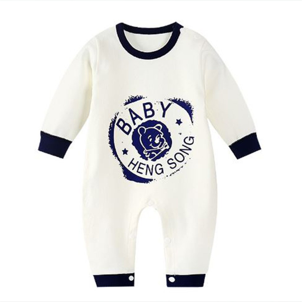 Bodysuit cho bé body dài tay liền thân cotton hàng đẹp cho bé trai bé gái sơ sinh từ 3 - 12kg – BD05