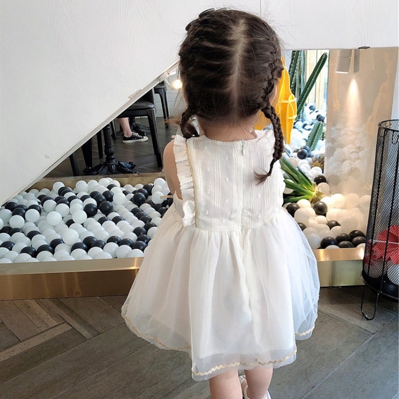 Váy đầm công chúa bé gái hàn quốc cộc tay cho bé gái