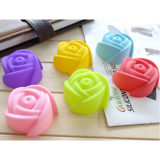 Khuôn silicon hoa hồng 2 lớp