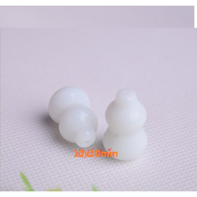 bầu hồ lô 10x20mm đá thủy tinh