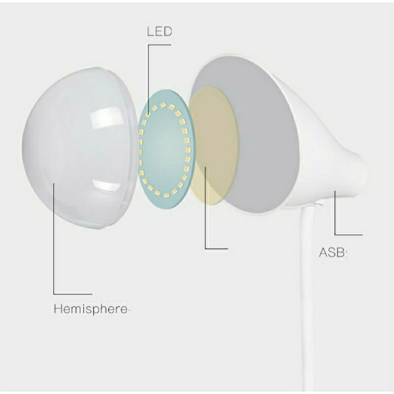 Đèn Bàn Học Cảm Ứng Ánh Sáng 3 Màu S838 Chống Cận Pin Lớn 4000mah - Yobomall