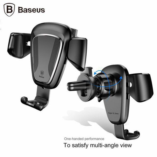 Bộ đế giữ điện thoại khóa tự động dùng cho xe hơi Baseus LV116 (Car Phone Mount Holder Stand Auto-lock)