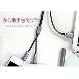 Cáp Sạc Dẹp 2 Đầu Remax RC-025t Cho Iphone Và Android