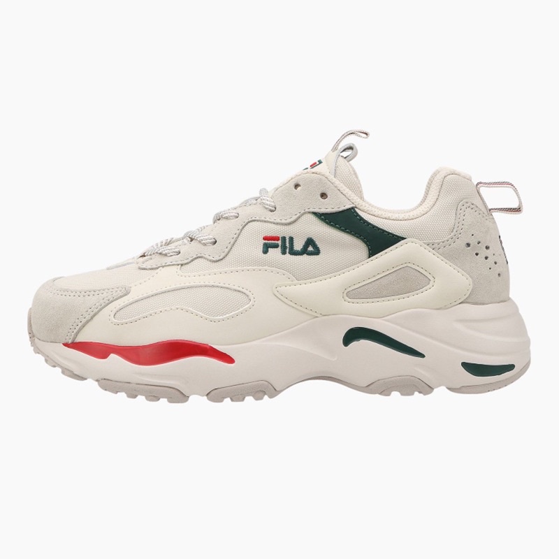 Giày thể thao Sneaker Fila Ray Tracer x BTS màu Xanh Lá Đỏ