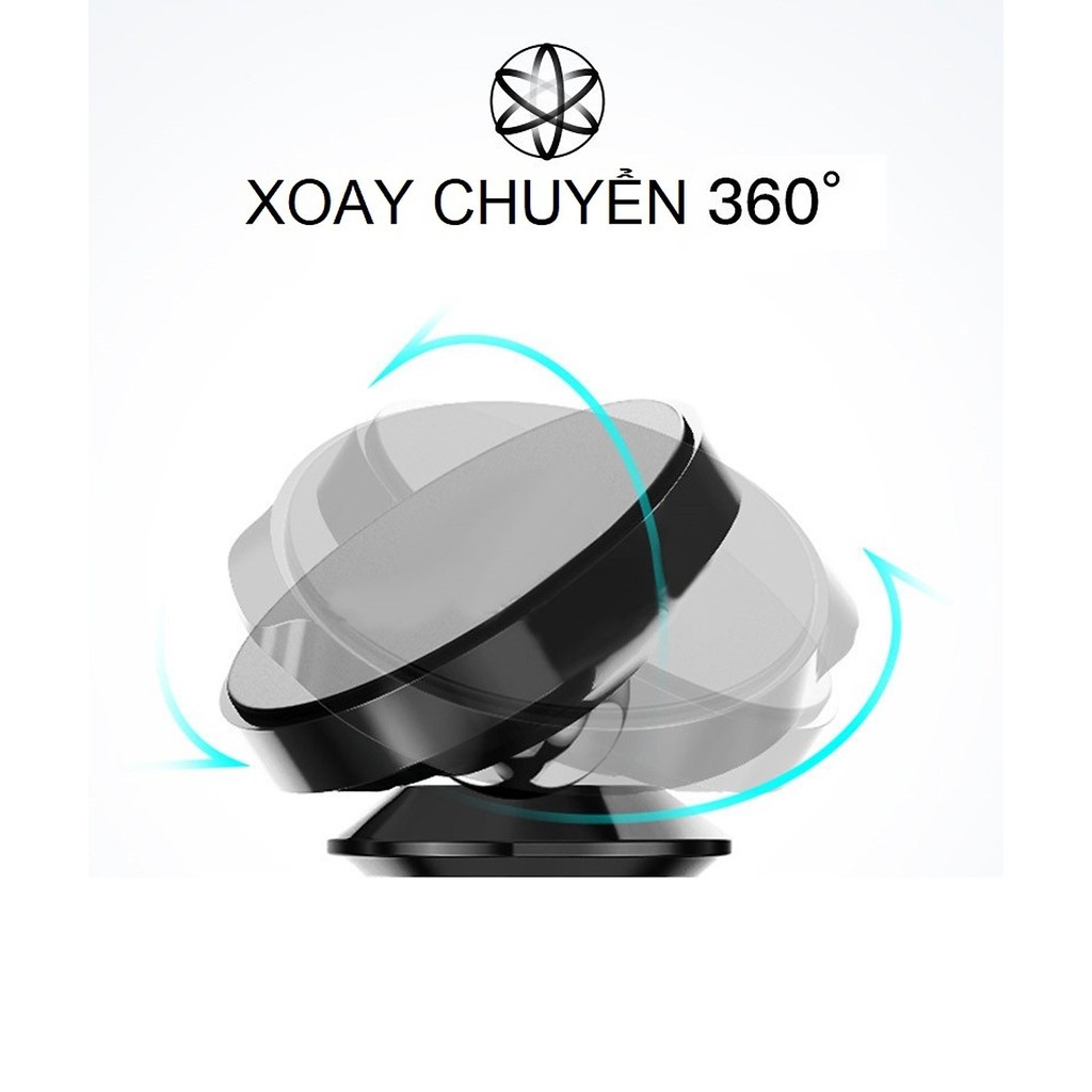 Giá Để Điện Thoại Từ Tính Trên Ô Tô Màu Đen Dán Taplo | BigBuy360 - bigbuy360.vn