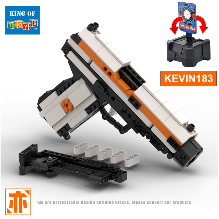 Đồ Chơi Lắp Ráp Kiểu LEGO CSGO Mô Hình Lục M1911 Asiimov Với 700+ Mảnh Ghép - Bản Thiết Kế Tiêu Chuẩn Của Kevin183