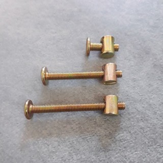 BỘ Tán ngang + bulong lục giác chìm M6 túi 50 CÁI ,TÁN NGANG bulong lục giác TRONG NGHÀNH GỖ