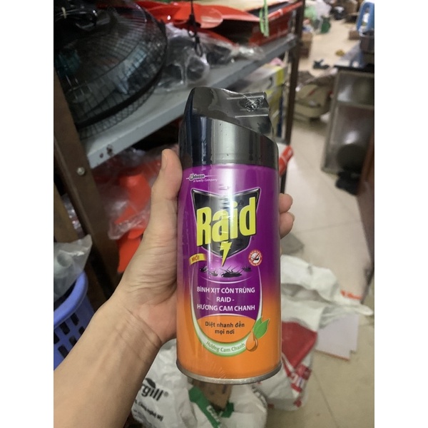 Bình xịt côn trùng muỗi gián Raid