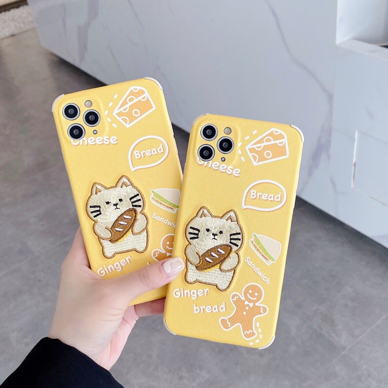Ốp lưng iphone chú mèo vàng N24