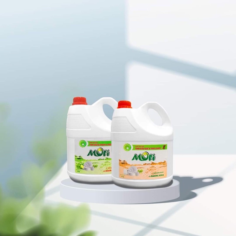 Nước rửa chén Can mori 4l sả chanh/quế
